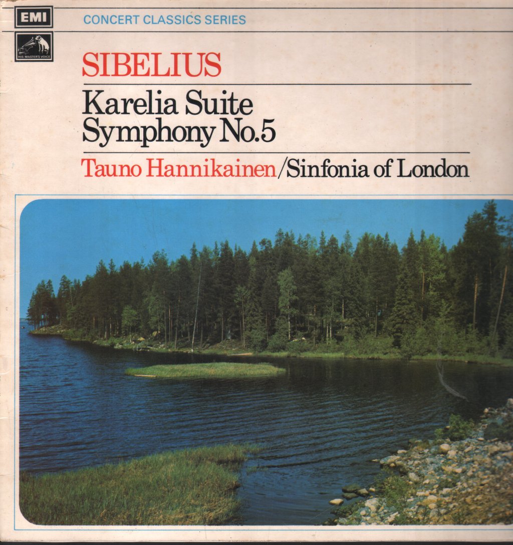 Tauno Hannikainen / Sinfonia Of London - Sibelius - Karelia Suite / Symphony No. 5 - Lp