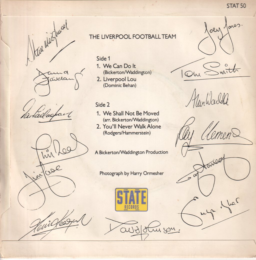 Liverpool Football Team - We Can Do It - 7 Inch