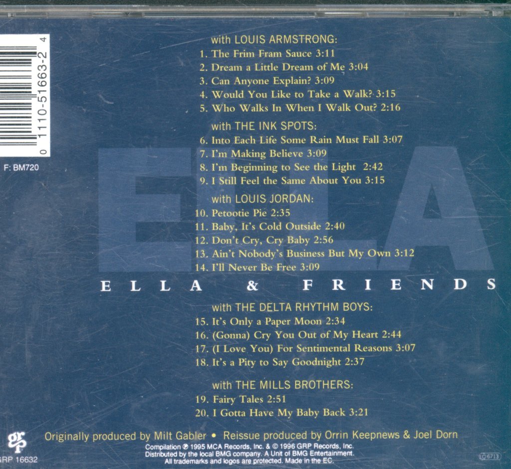 Ella Fitzgerald - Ella & Friends - Cd