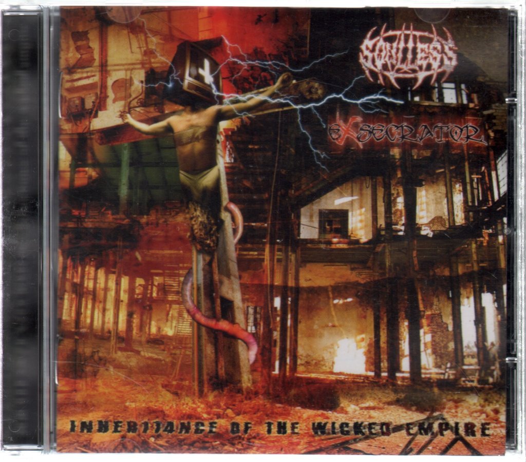 Soulless/Exsecrator - Inheritance Of The Wicked Empire - Cd