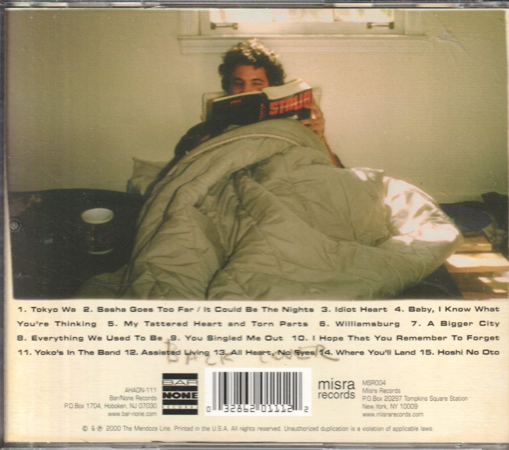 Mendoza Line - We're All In This Alone - Cd