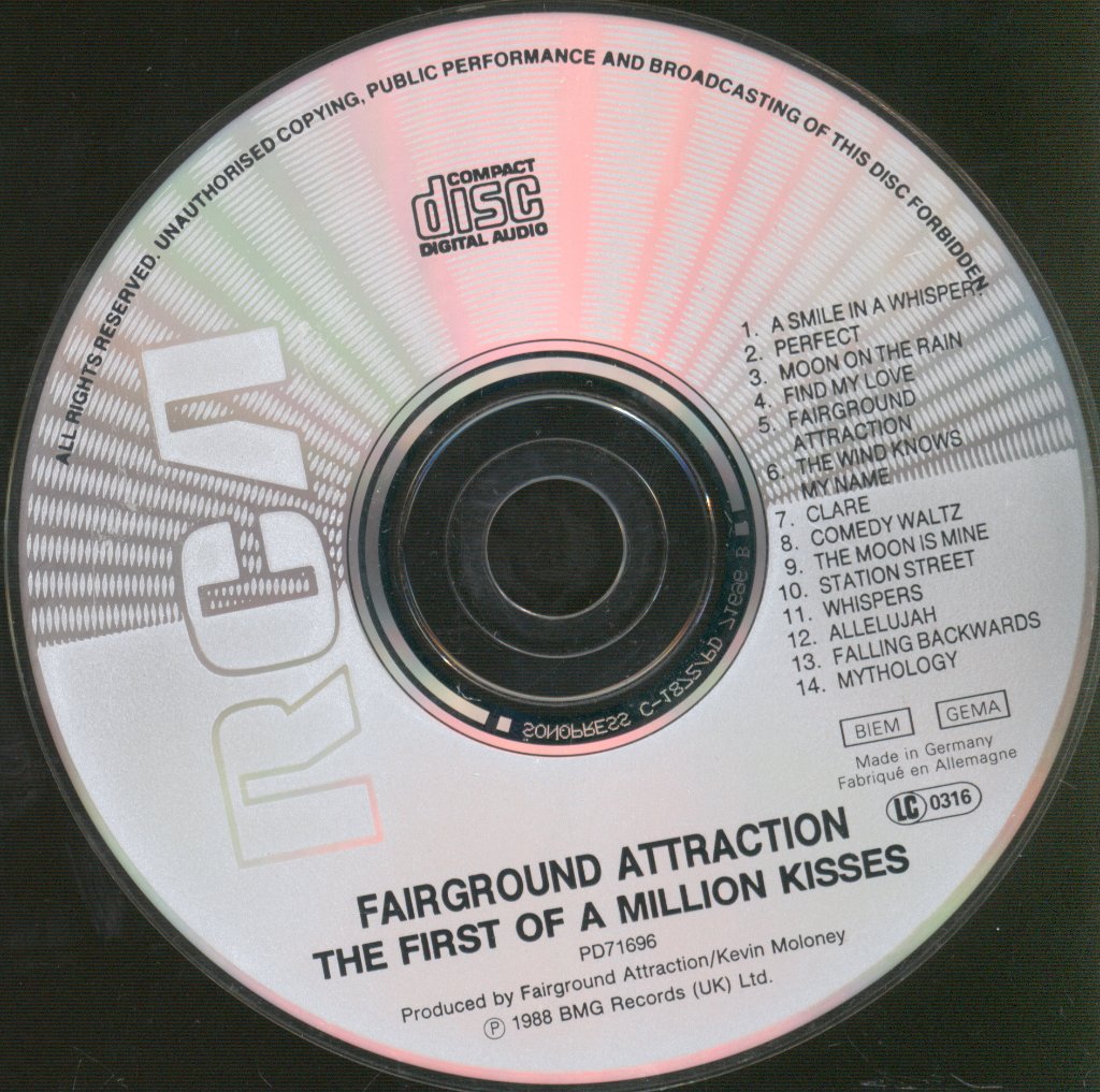 Fairground Attraction - First Of A Million Kisses - Cd