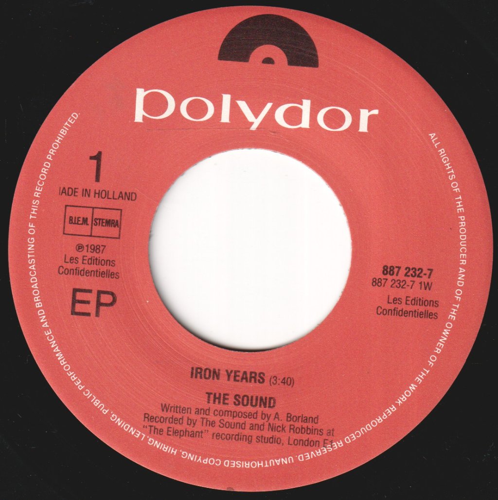 Sound - Iron Years - 7 Inch