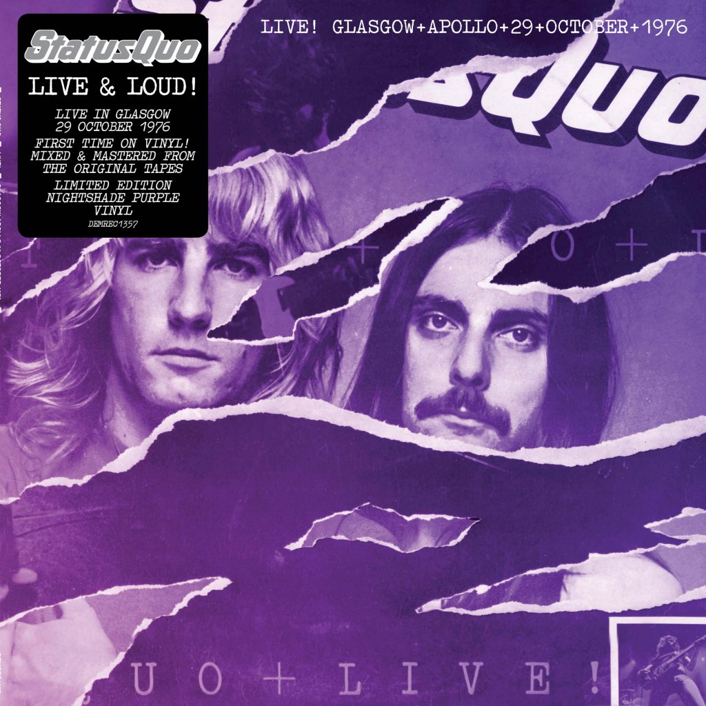Status Quo - Live In Glasgow 29th October 1976 - Double Lp