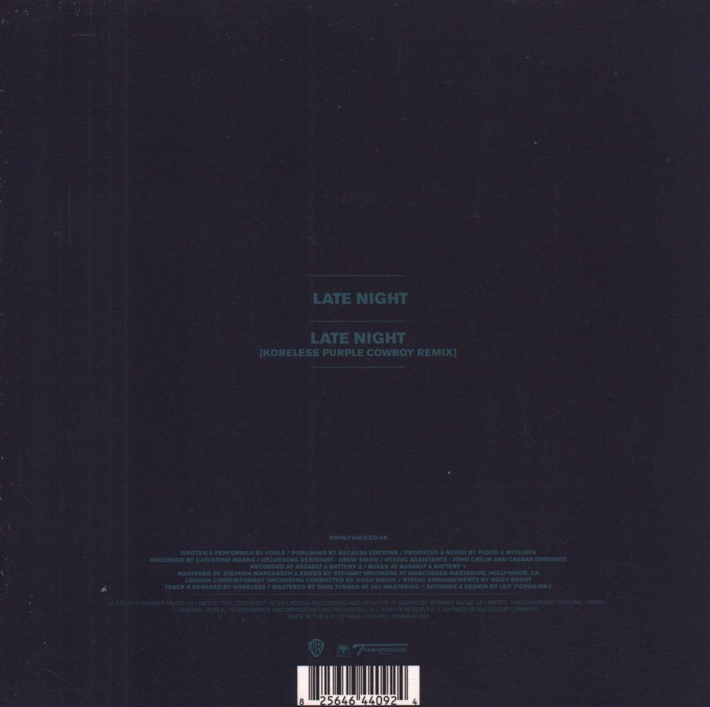 Foals - Late Night - 7 Inch