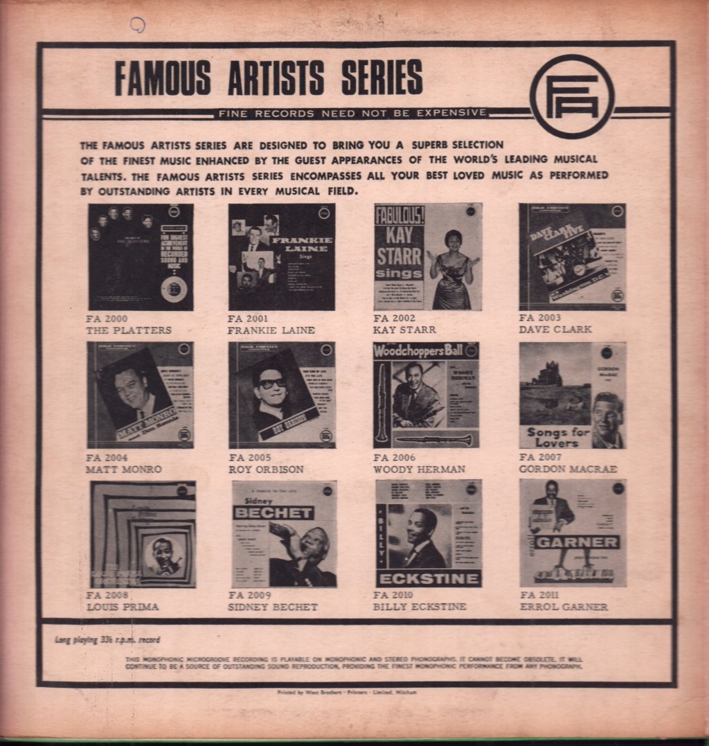 Dave Clark Five/Washington D.c.'s - Dave Clark Five/Washington D.c.'s - Lp