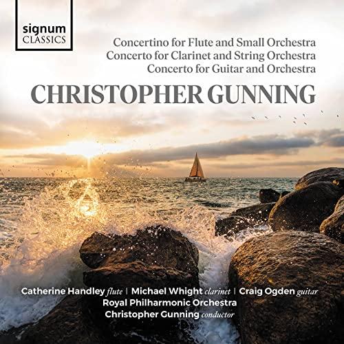 Various Artists - Gunning: Concerto For Guitar and Orchestra, Concerto For Clarinet and String Orchestra, Concertino For Flute and Small Orchestra - Cd