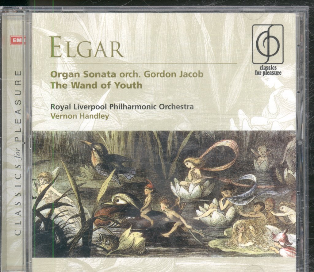 Royal Liverpool Philharmonic Orchestra, Vernon Handley - Elgar - Organ Sonata; The Wand Of Youth - Cd