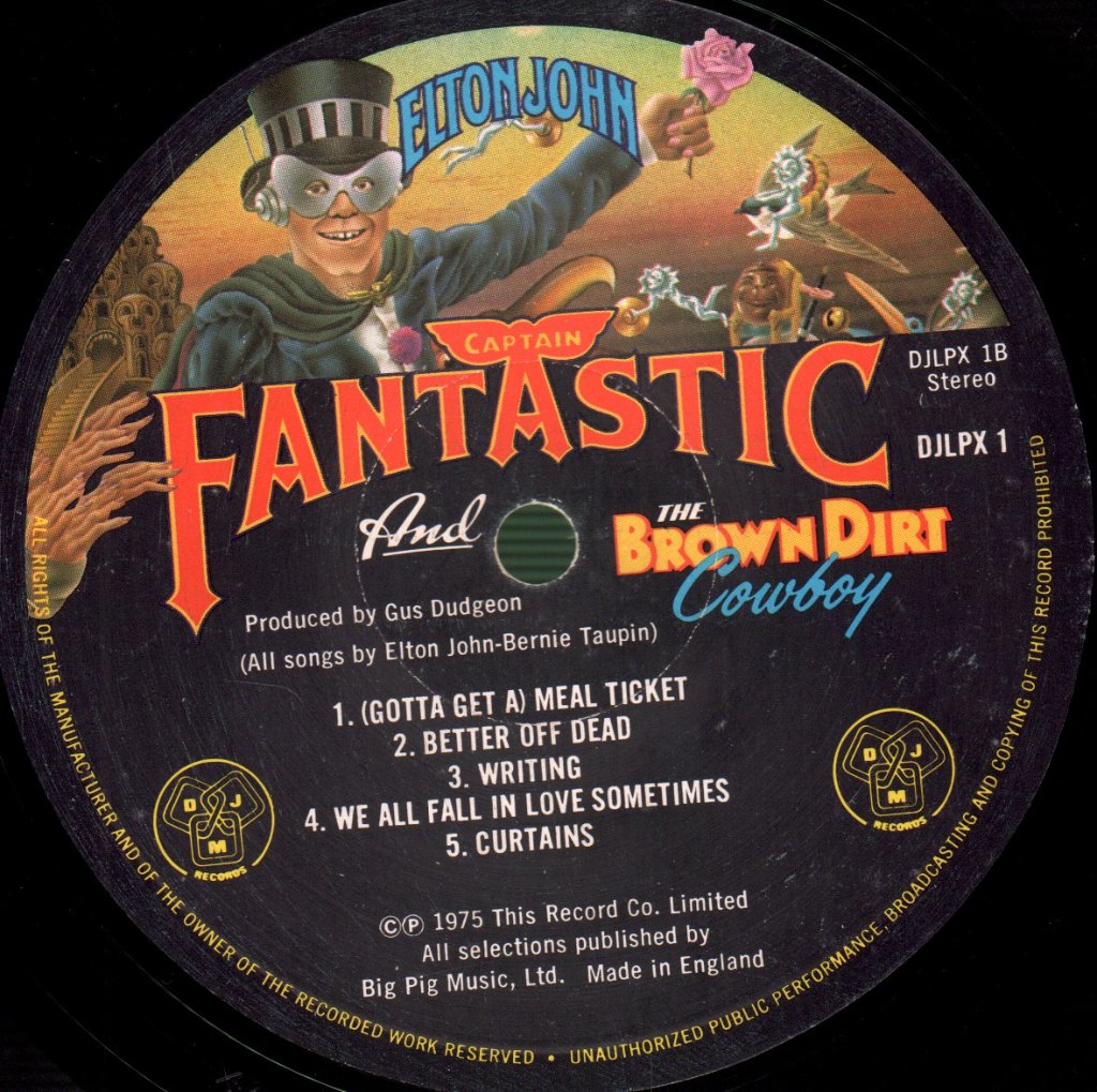 Elton John - Captain Fantastic - Lp