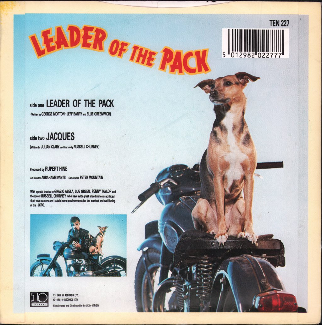 Joan Collins Fan Club - Leader Of The Pack - 7 Inch