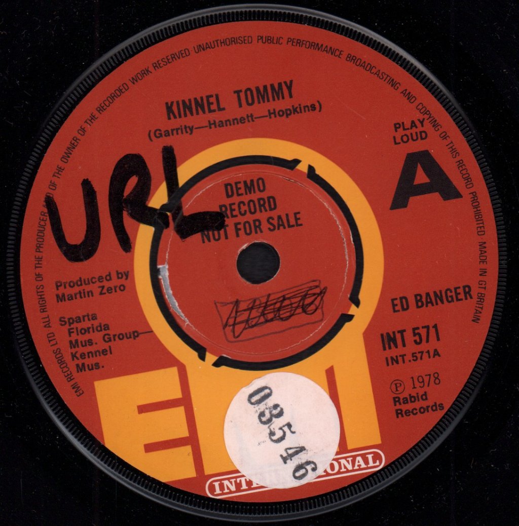 Ed Banger - Kinnel Tommy - 7 Inch