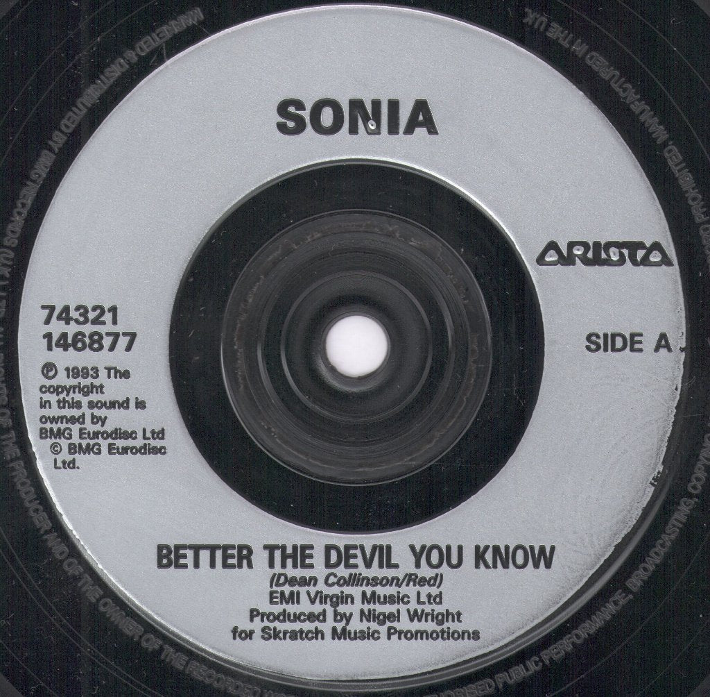 Sonia - Better The Devil You Know - 7 Inch