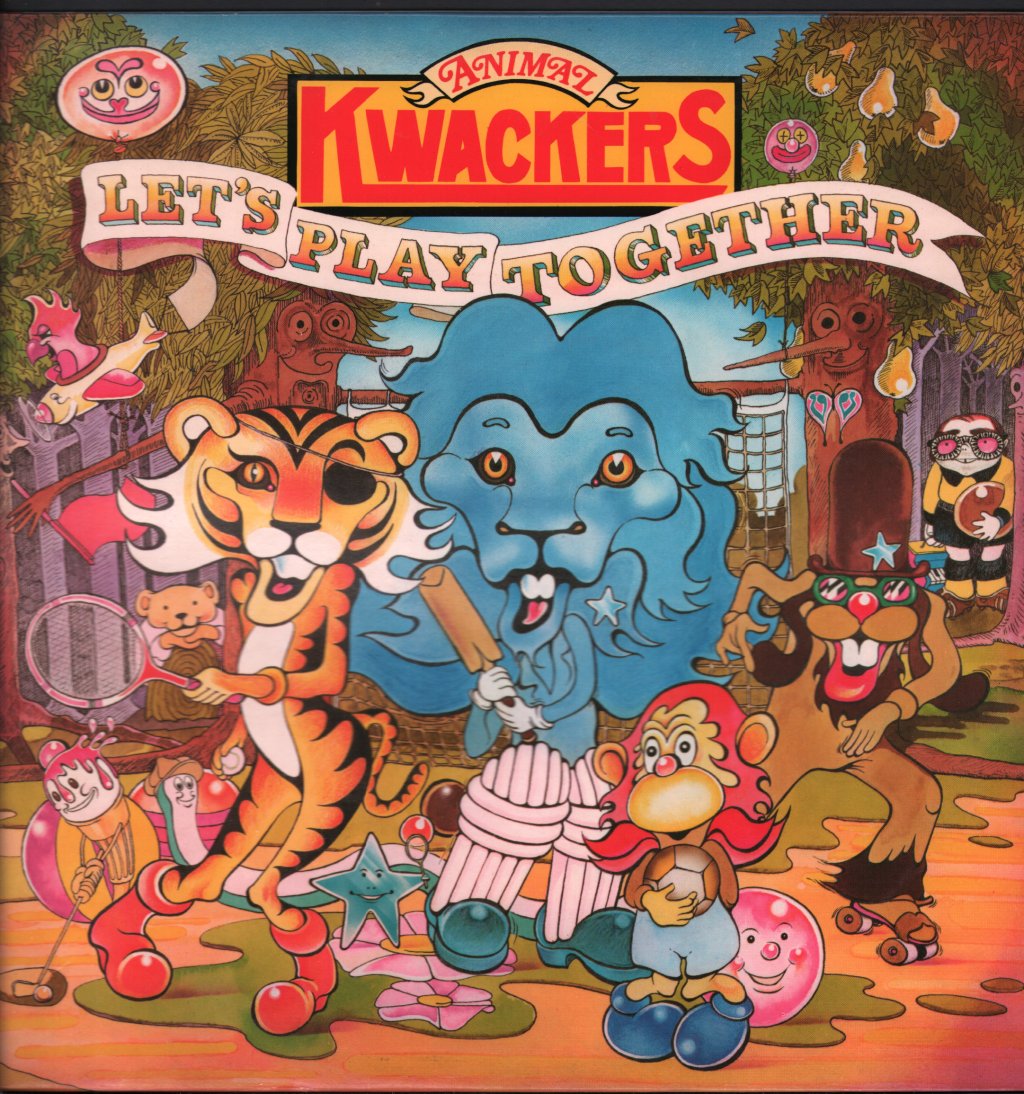 Animal Kwackers - Let's Play Together - Double Lp