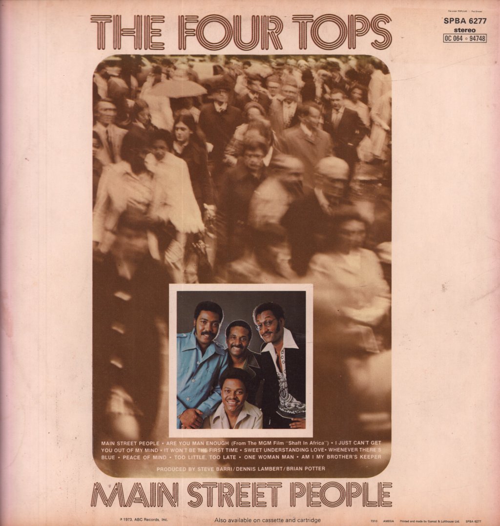 Four Tops - Main Street People - Lp