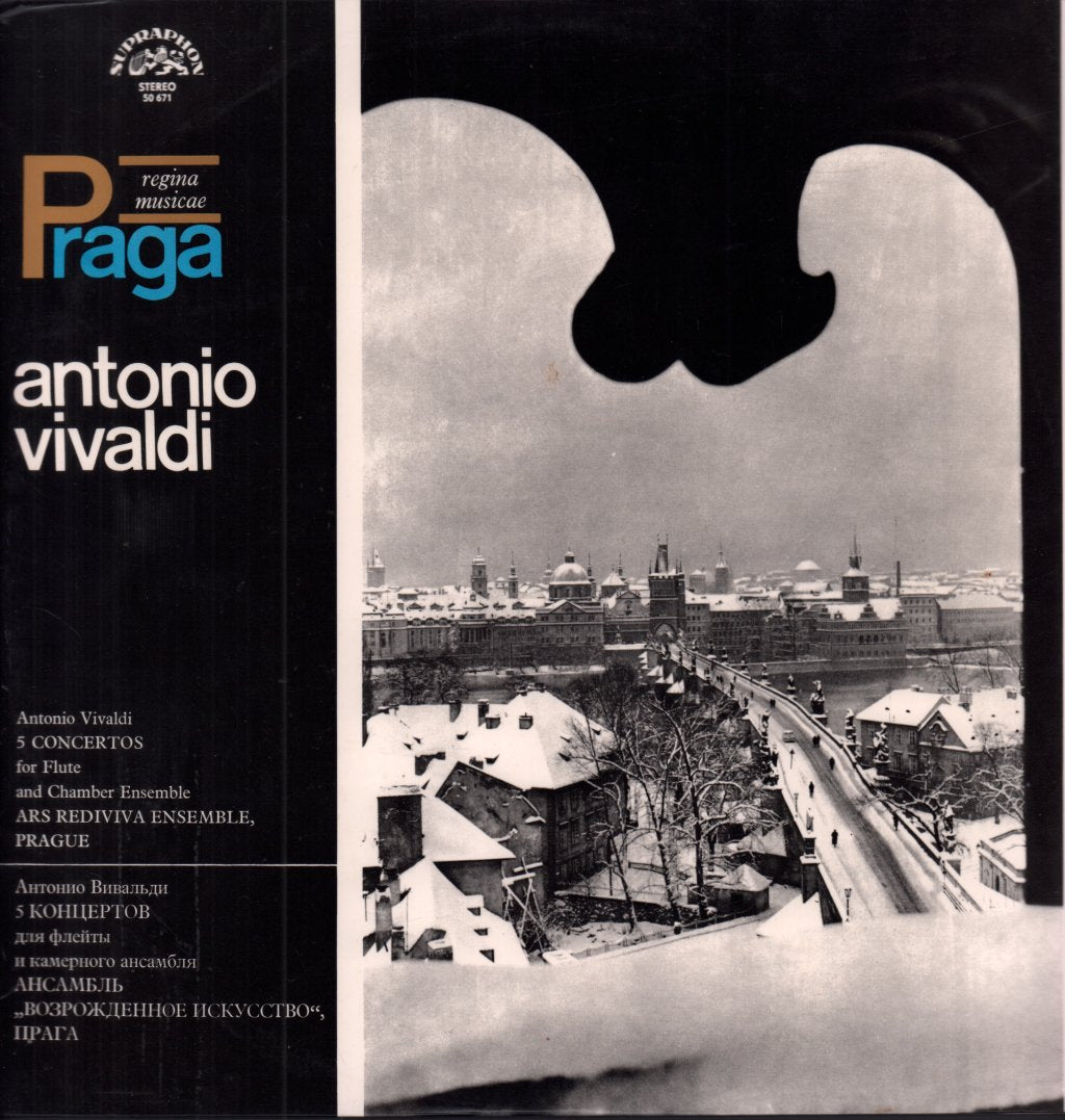 Ars Rediviva Ensemble - vivaldi 5 Concertos For Flute And Chamber Ensemble - Lp