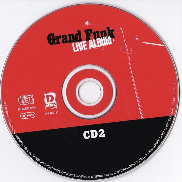 Grand Funk Railroad - Live Album - Double Cd