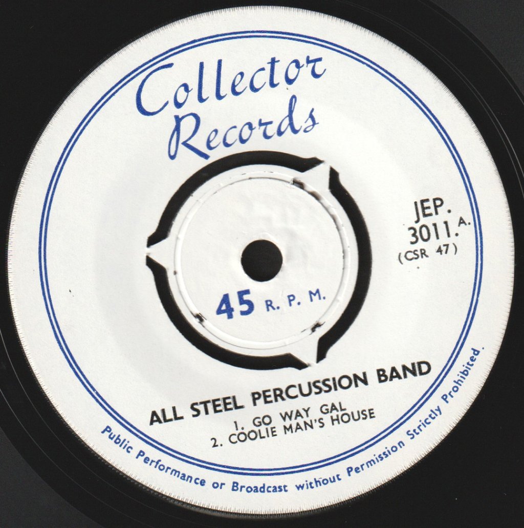 Trinidad All-Steel Percussion Band - Steel Band Show - 7 Inch