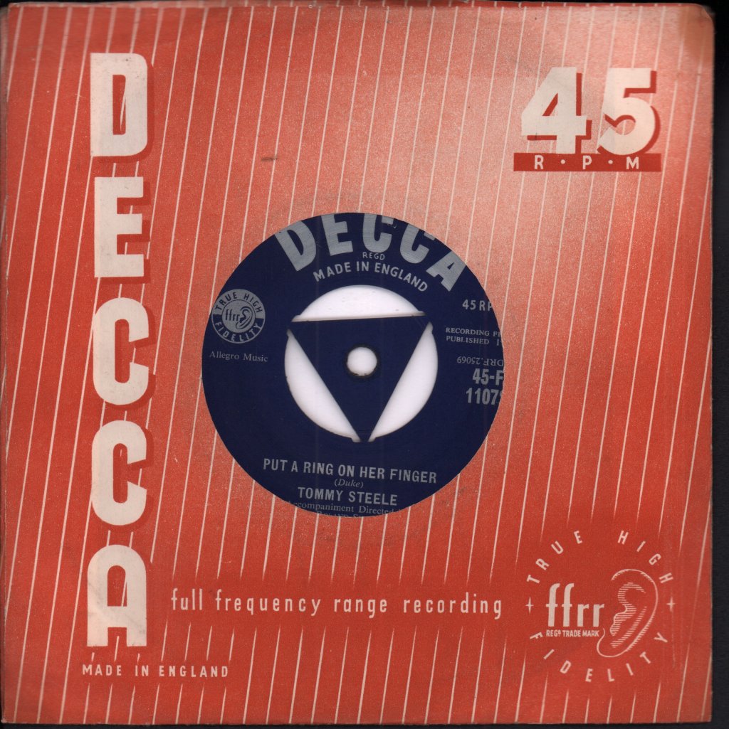 Tommy Steele - Come On Let's Go - 7 Inch