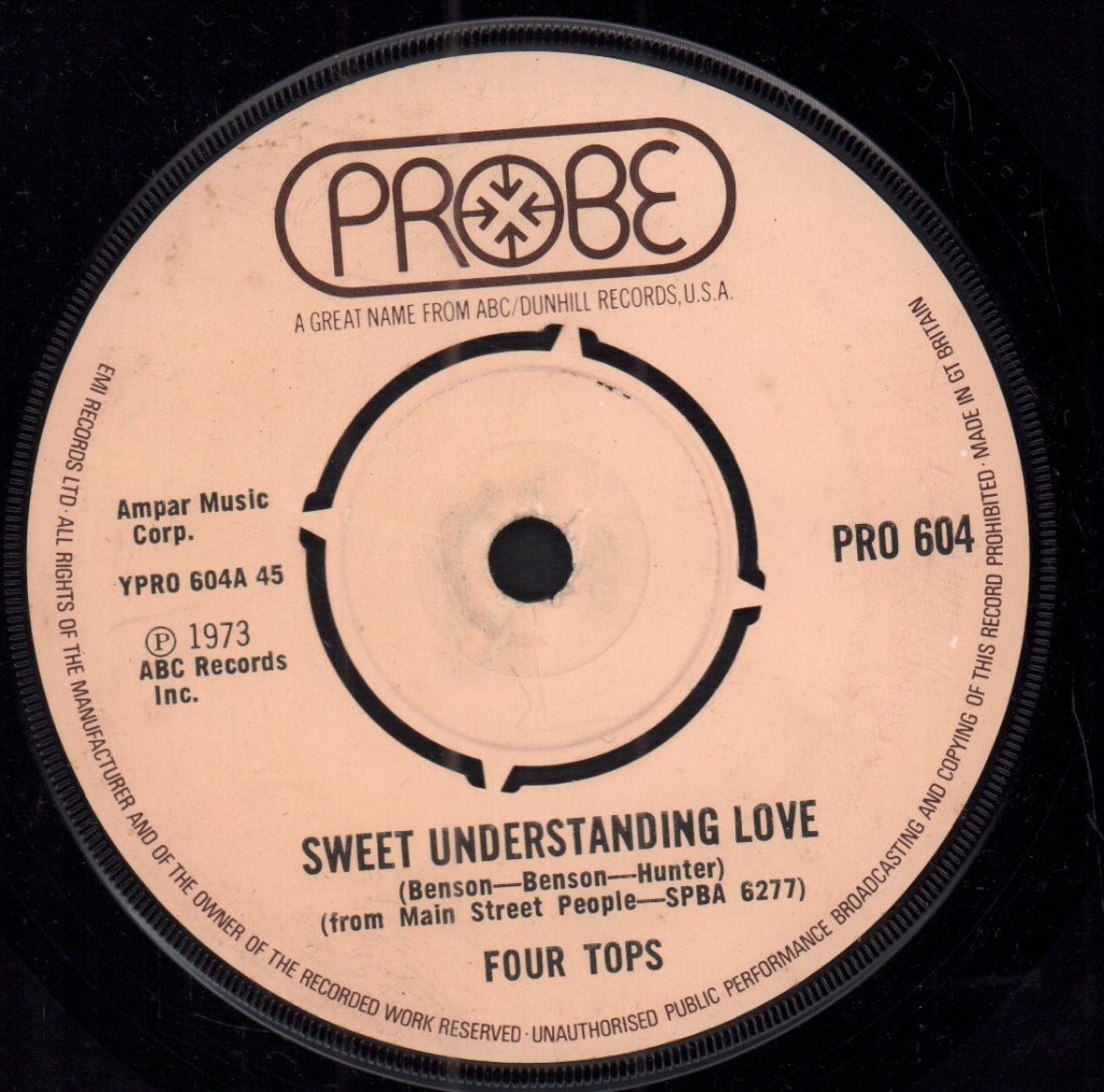 Four Tops - Sweet Understanding Love - 7 Inch