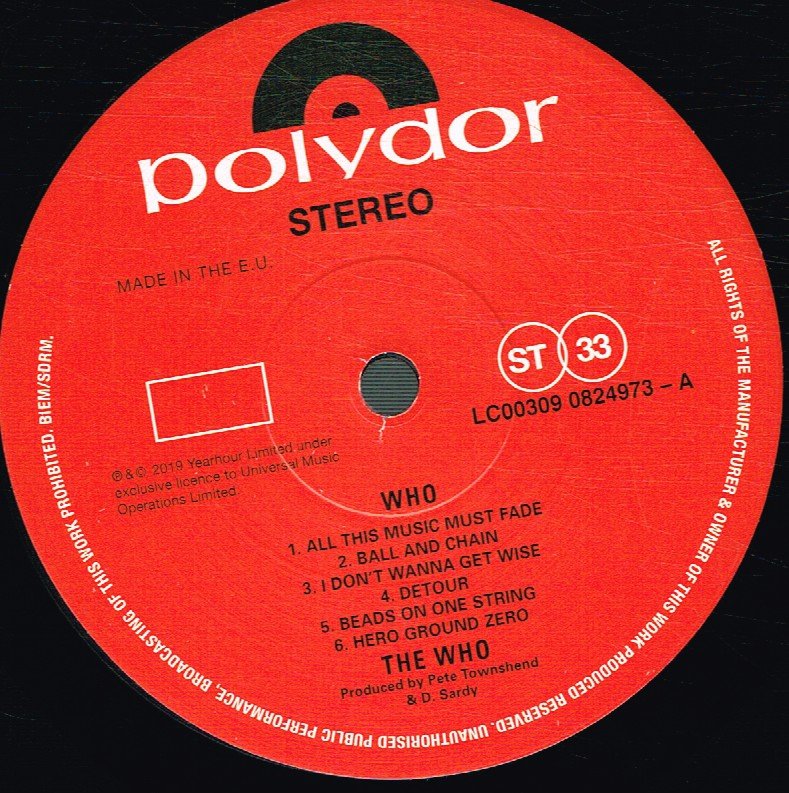 Who - Who - Double Lp