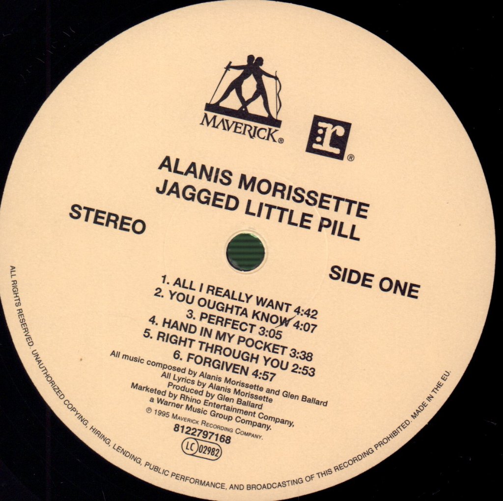 Alanis Morissette - Jagged Little Pill - Lp