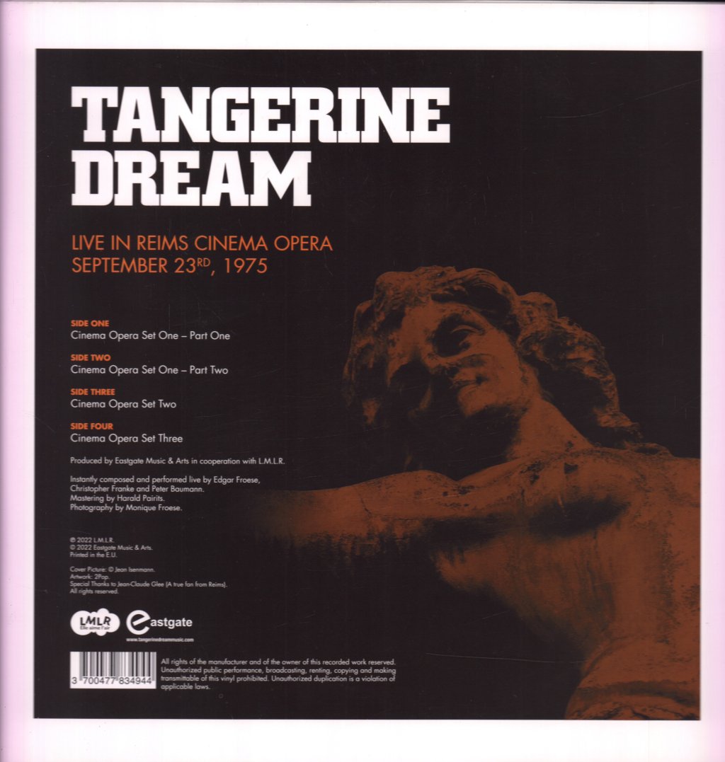 Tangerine Dream - Live At Reims Cinema Opera (September 23rd, 1975) (RSD2022) - Double Lp