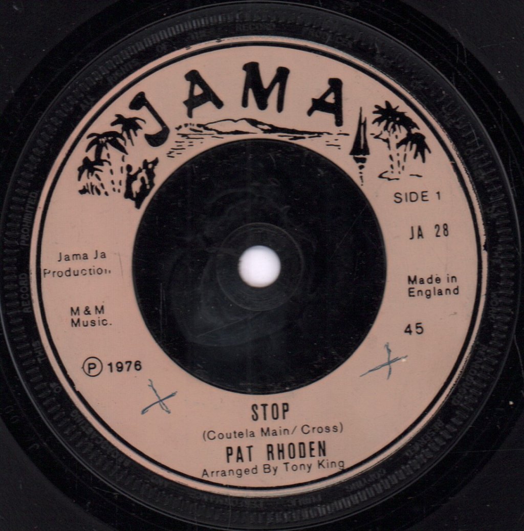 Pat Rhoden - Stop - 7 Inch
