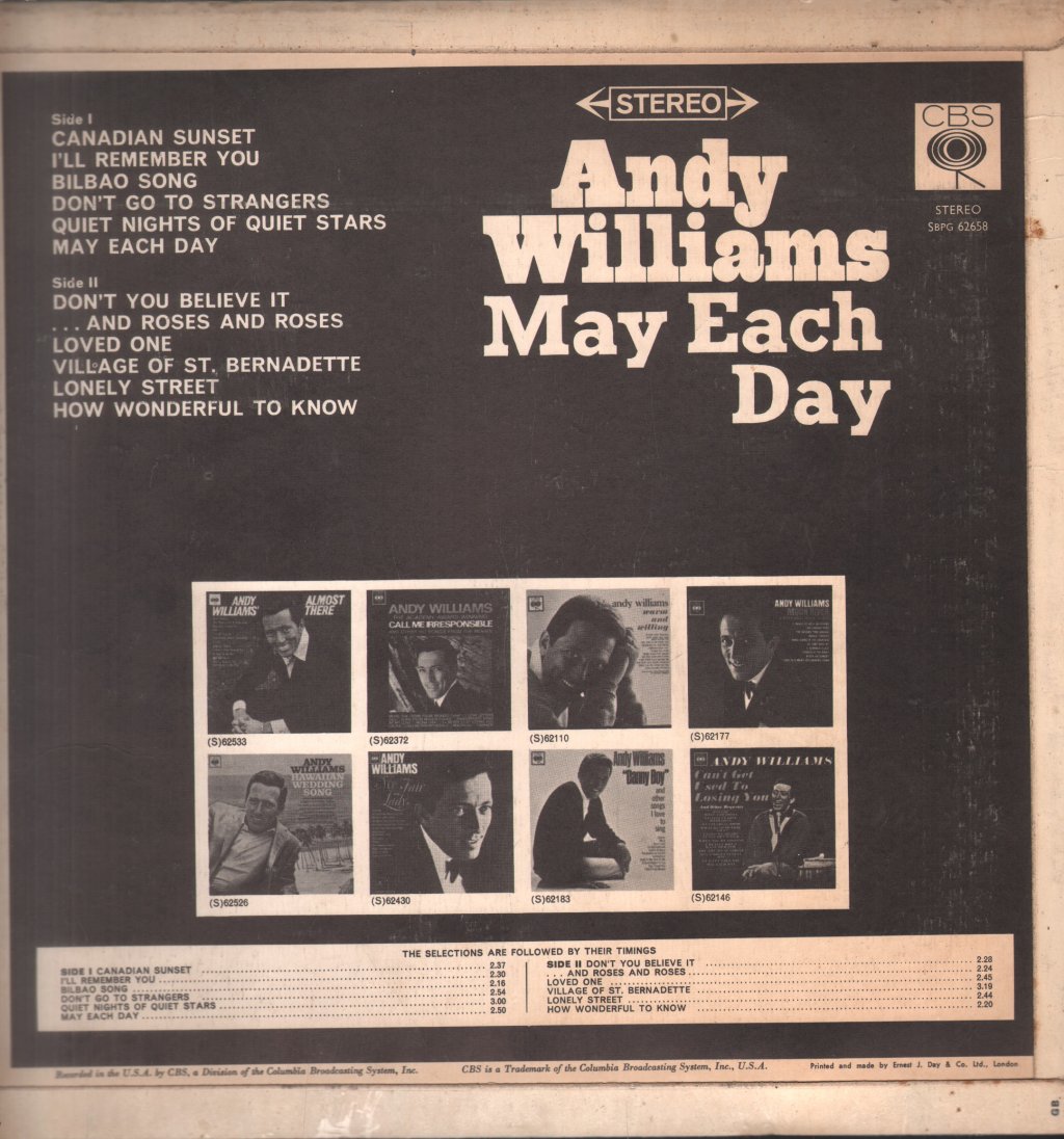 Andy Williams - Hawaiian Wedding Song - Lp