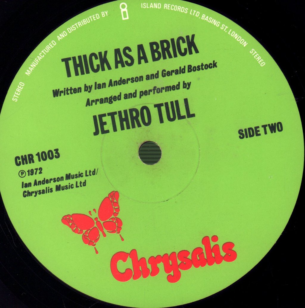 Jethro Tull - Thick As A Brick - Lp