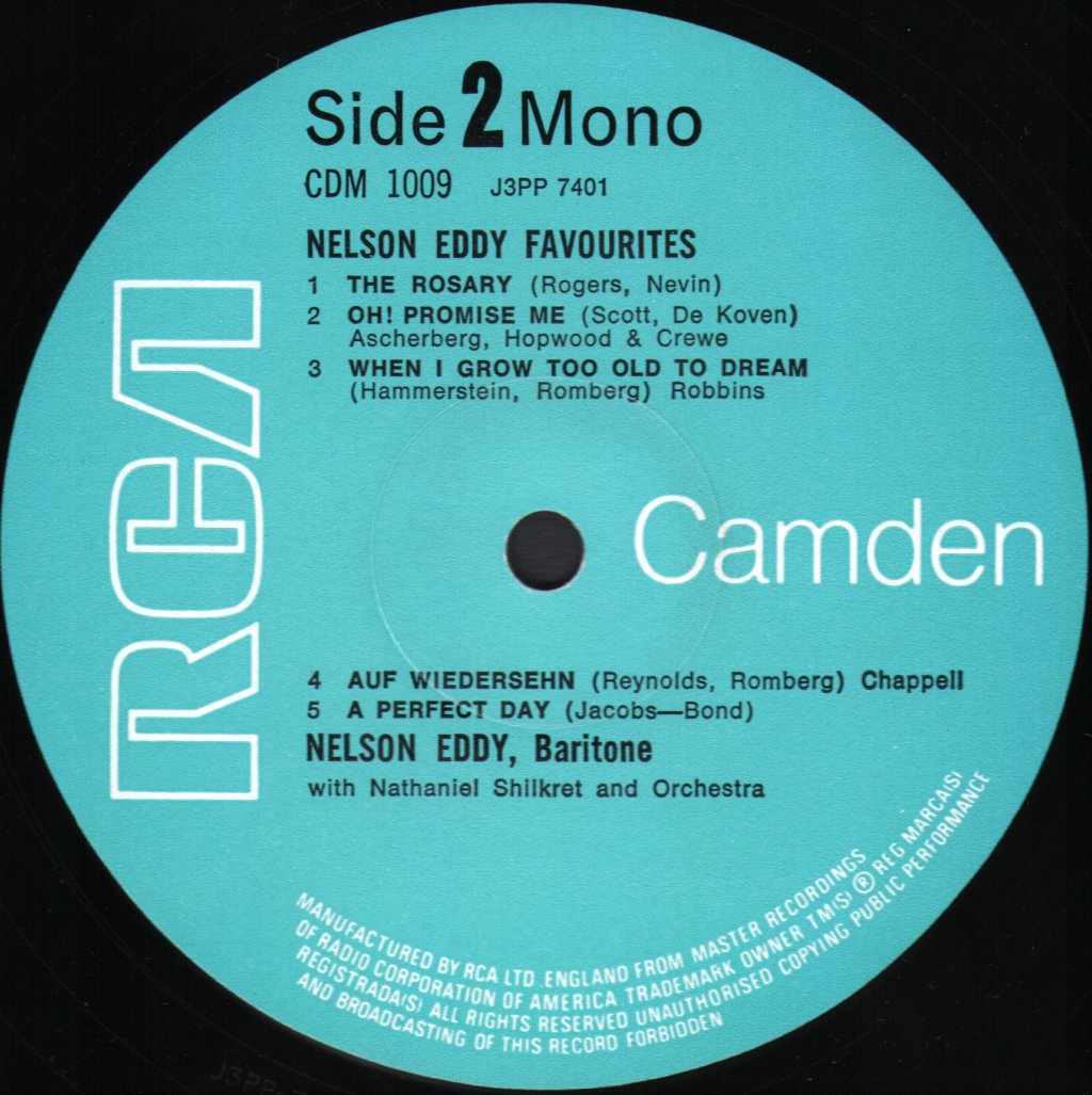 Nelson Eddy - Favourites - Lp