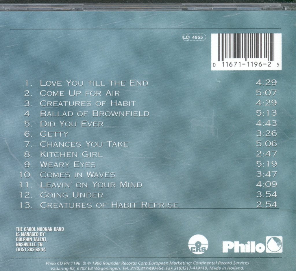 Carol Noonan Band - Noonan Building & Wrecking - Cd