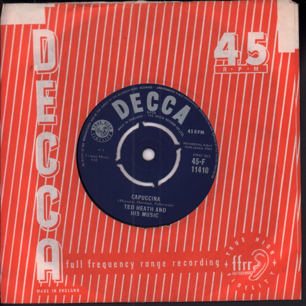 Ted Heath And His Music - Capuccina - 7 Inch