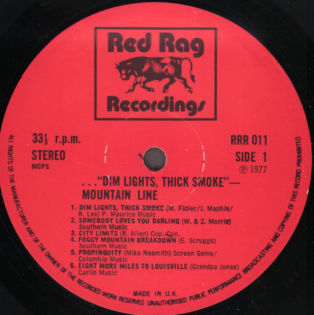 Mountain Line - Dim Lights Thick Smoke - Lp