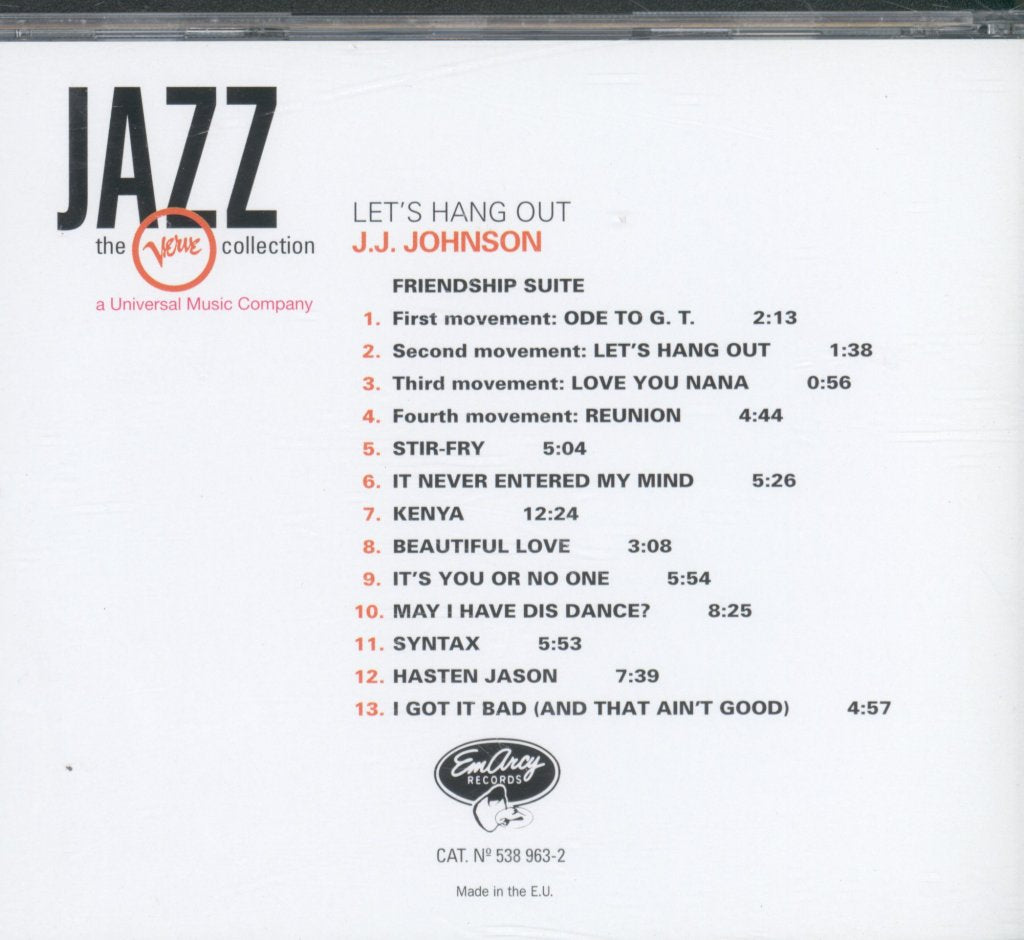 J.j. Johnson - Let's Hang Out - Cd