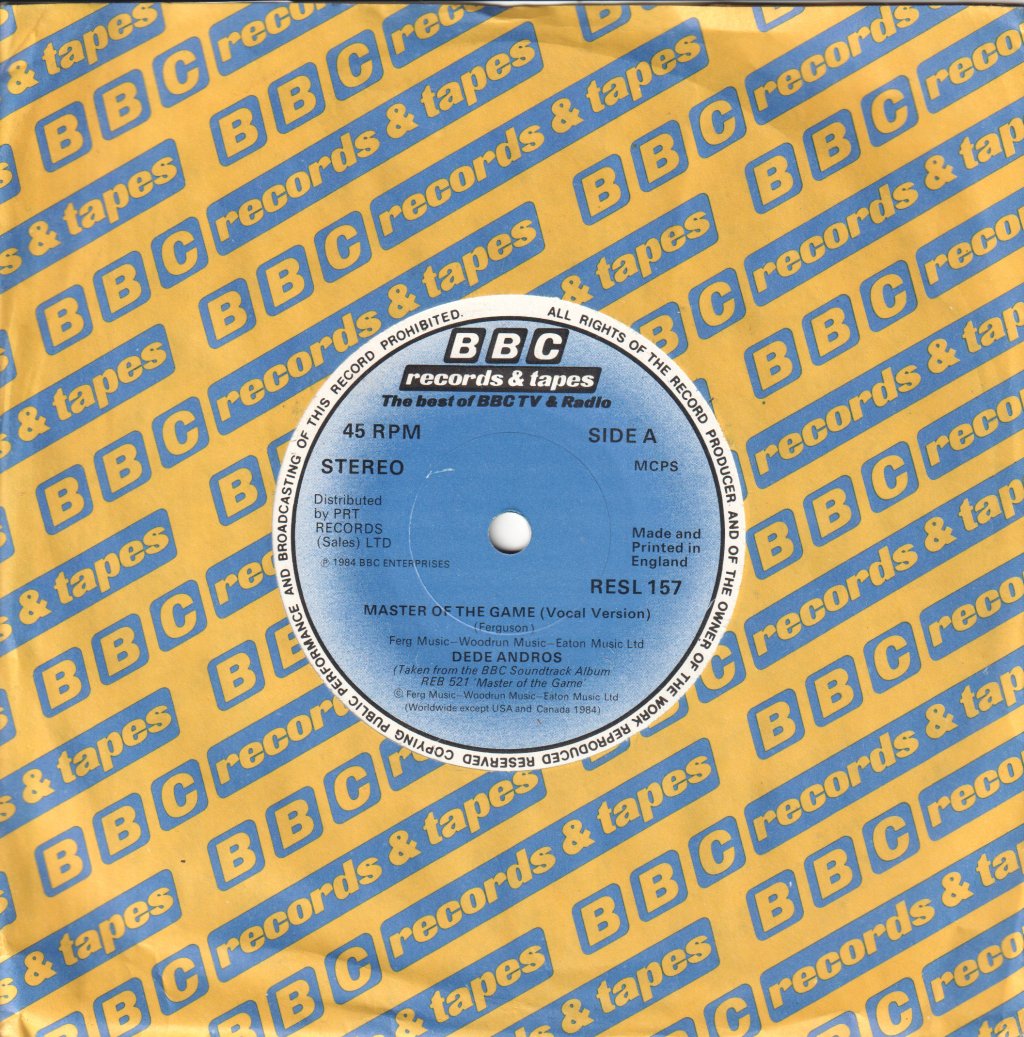Dede Andros / Allyn Ferguson Orchestra - Master Of The Game - 7 Inch