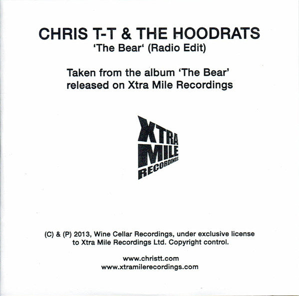 Chris T-T and the Hoodrats - Bear (Radio Edit) - Cdr