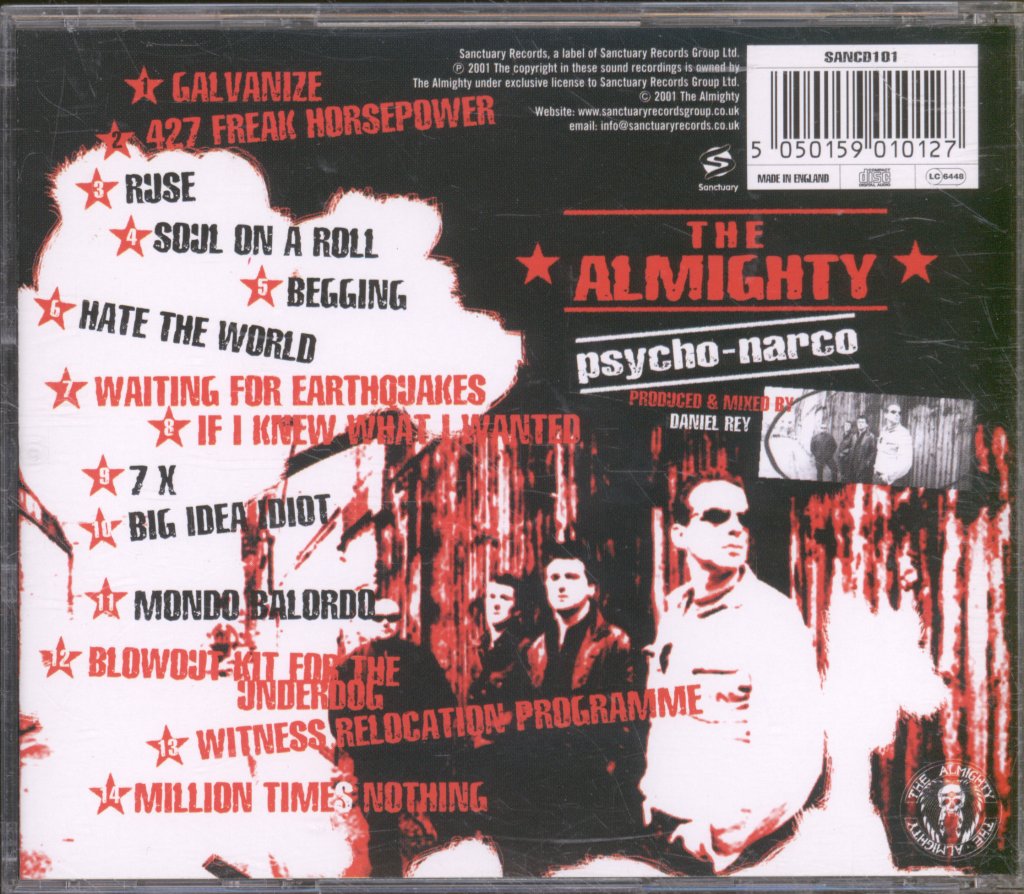 Almighty - Psycho-Narco - Cd