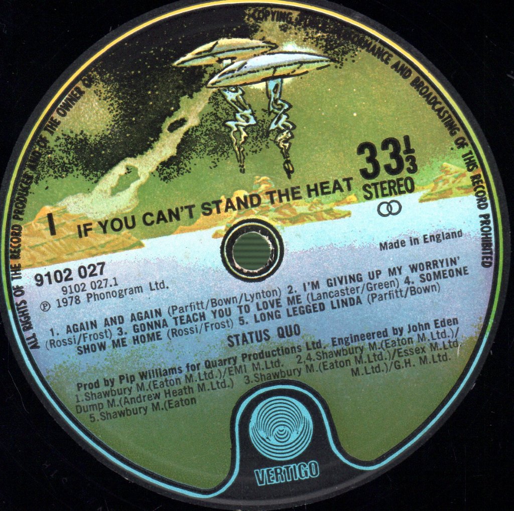 Status Quo - If You Can't Stand The Heat - Lp