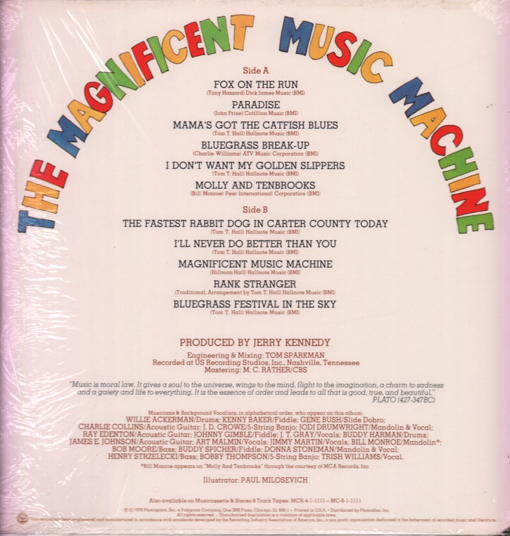 Tom T. Hall - Magnificent Music Machine - Lp