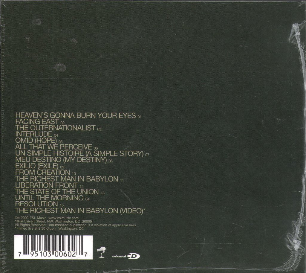 Thievery Corporation - Richest Man In Babylon - Cd