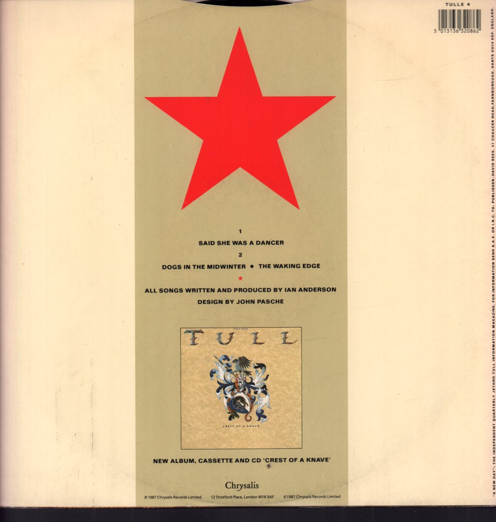Jethro Tull - Said She Was A Dancer - 12 Inch
