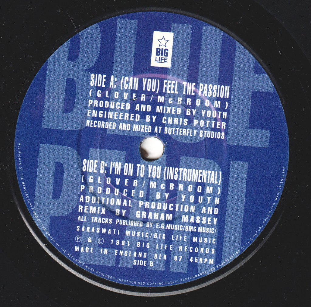 Blue Pearl - Can You Feel The Passion - 7 Inch