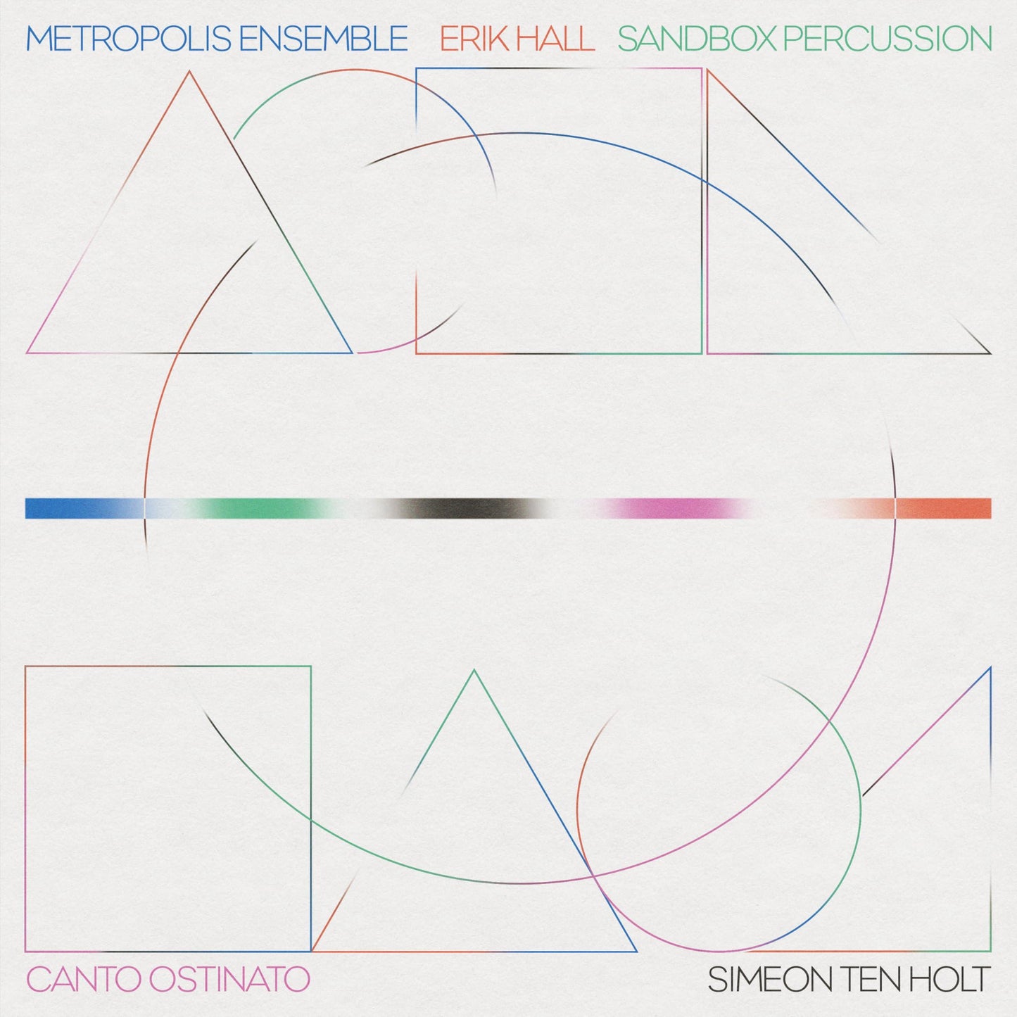 Metropolis Ensemble, Erik Hall, Sandbox Percussion - Canto Ostinato - Lp