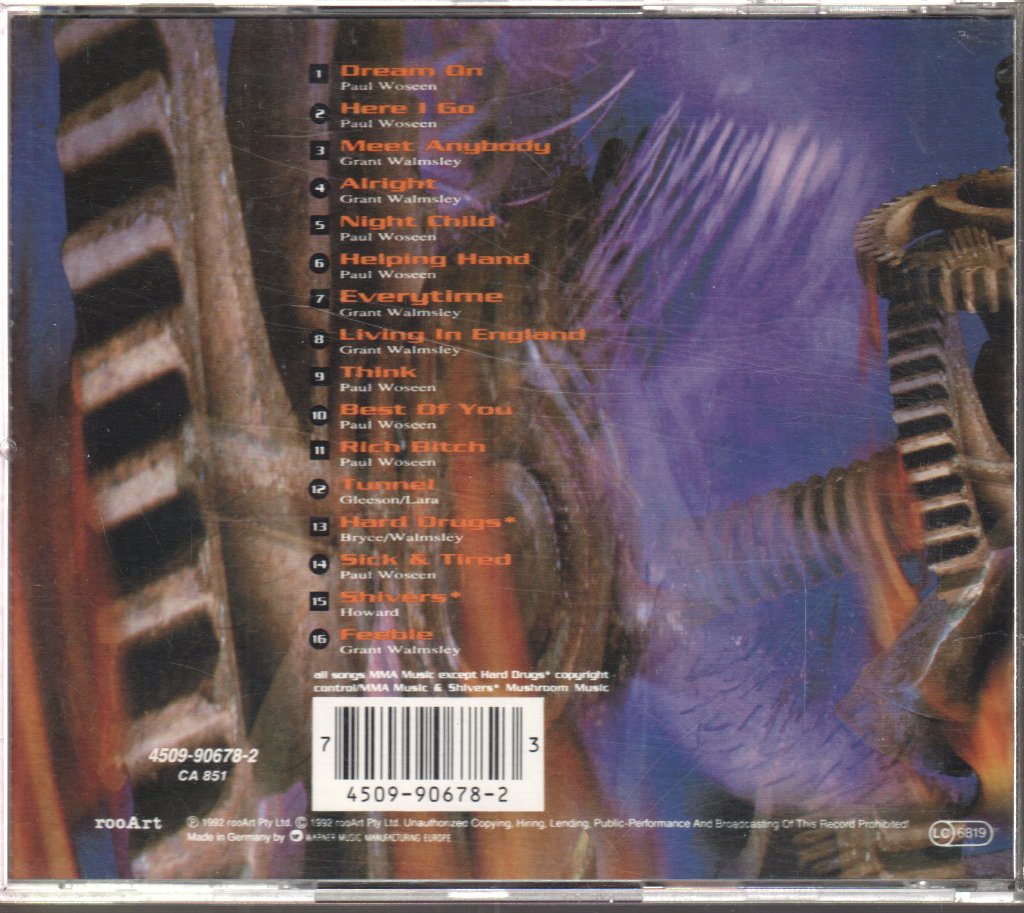 Screaming Jets - Tear Of Thought - Cd