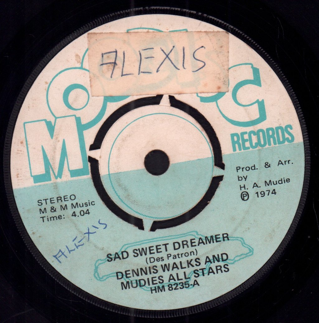 Dennis Walks And Mudies All Stars - Sad Sweet Dreamer - 7 Inch