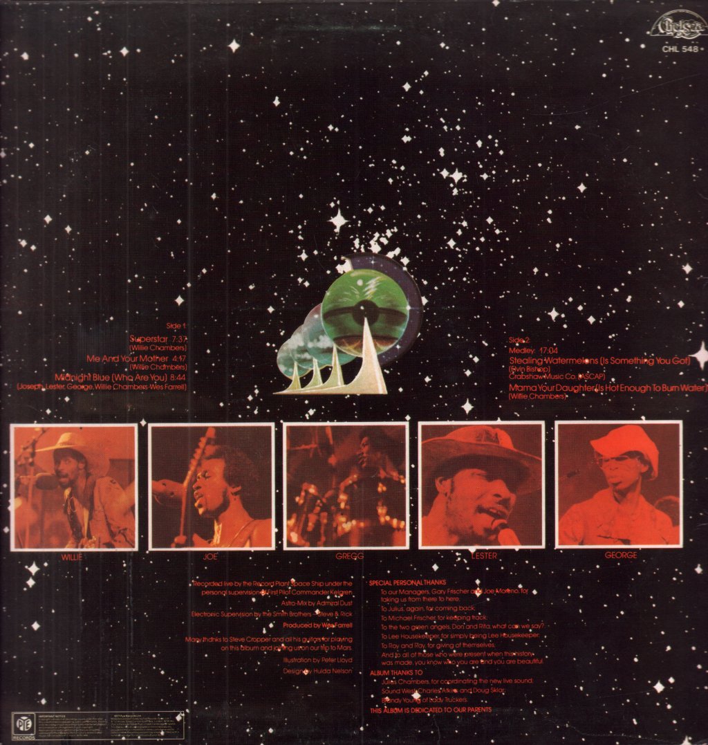 Chambers Brothers - Live In Concert On Mars - Lp