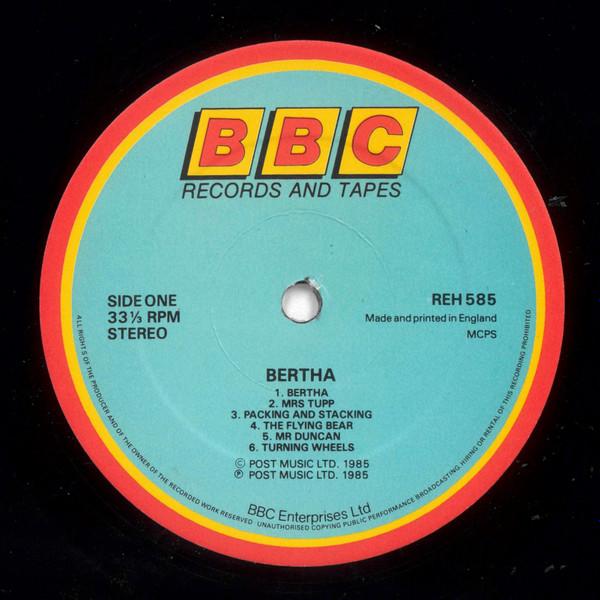 Brian Daly - Bertha Songs And Music From The BBC TV Series - Lp