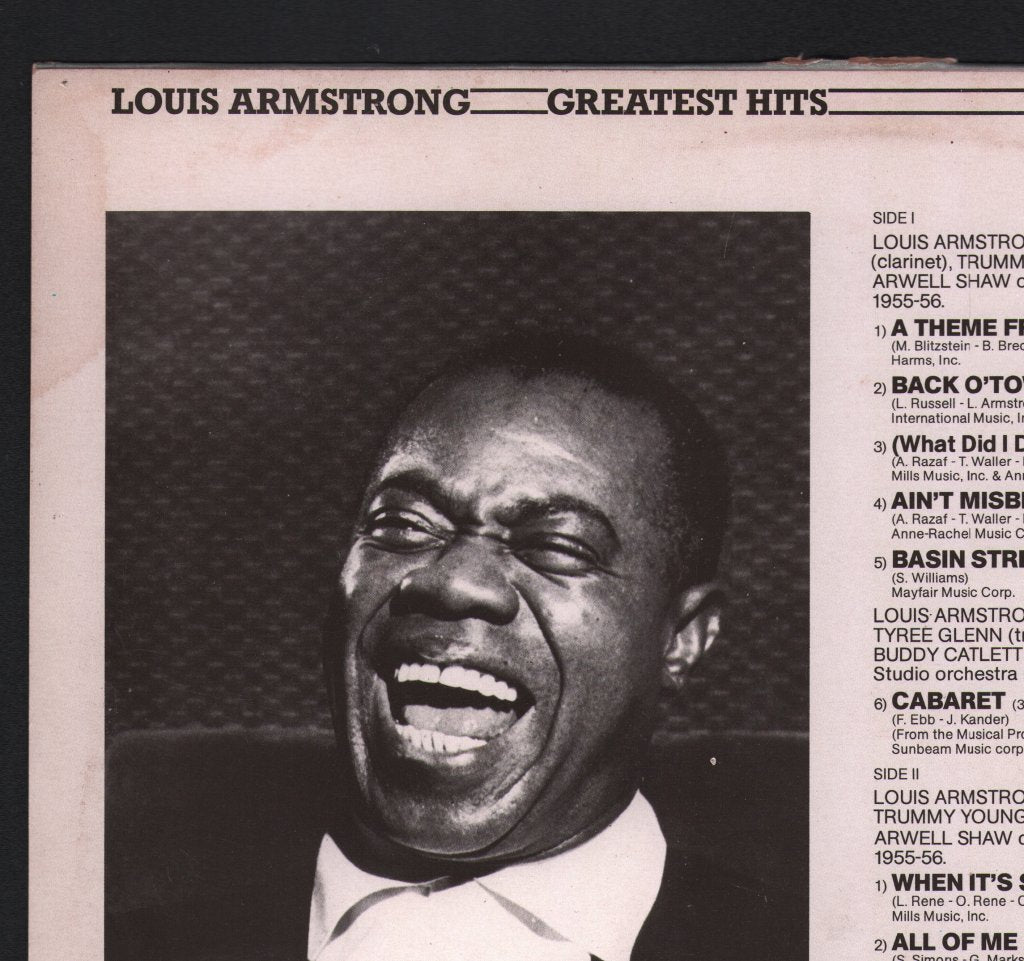 Louis Armstrong - Greatest Hits - Lp