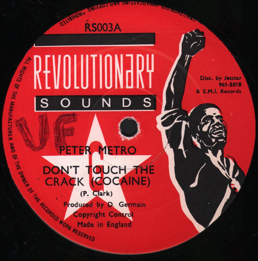 Peter Metro - Don't Run Him Down / Don't Touch The Crack (Cocaine) - 12 Inch