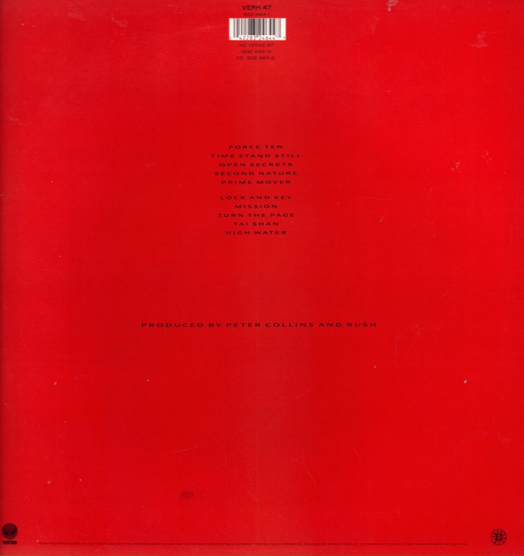 Rush - Hold Your Fire - Lp